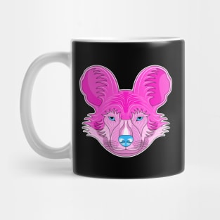 african wild dog face Mug